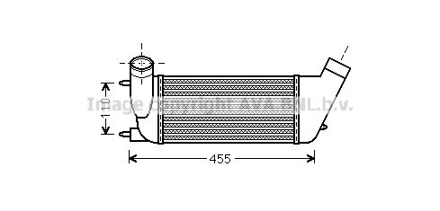 AVA QUALITY COOLING Välijäähdytin PE4347